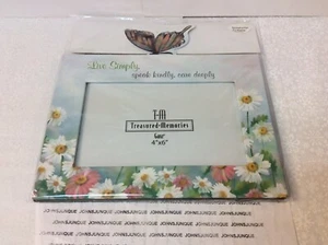 MARCO DE FOTOS EN VIVO SIMPLEMENTE HABLA AMABLEMENTE CUIDADO PROFUNDO TESORO RECUERDOS MARCO 4 X 6”  - Imagen 1 de 2