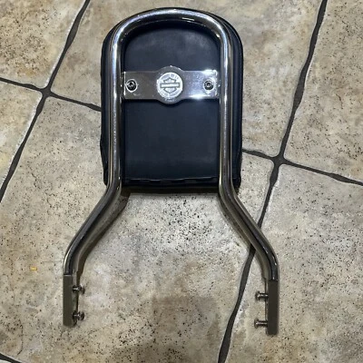 harley мини медальон sissy бар спинка вертикальный подушечка sportster dyna softail xlh - Изображение 1 из 3