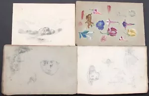 Henry Dietrich (Dick) Gremke 1884 libro di schizzi con 26 disegni e dipinti + certificato di autenticità - Foto 1 di 24