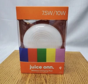 Onn ""Saft"" kabelloses Ladepad mit ""5 Farben LED-Beleuchtung - Bild 1 von 6