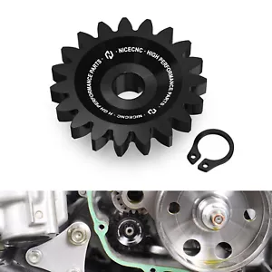 NICECNC Oil Pump Drive Gear With Circlip For Honda TRX450R 06-09 TRX450ER 06-14 - Picture 1 of 6