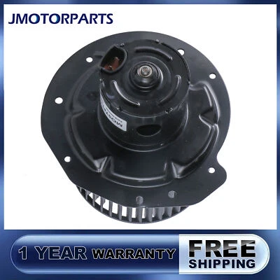 Front AC Heater Blower Motor w/ Fan Cage For 1987-1996 Ford F150 F250 F350 F450 - Image 1 of 4