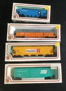 Bachman Premium HO Scale Rolling Stock Rail Box Cars (P6) - Picture 1 of 5