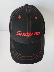 Snap-On Tools Since 1920 Black silver Baseball Cap Hat by Wild Impact Distressed - Picture 1 of 10