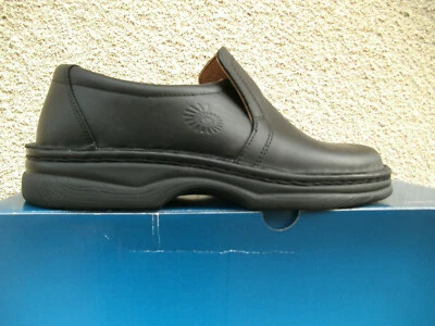 HELIX Herren Slipper Echt Leder Schwarz Made in Germany Gr. 40 - 46