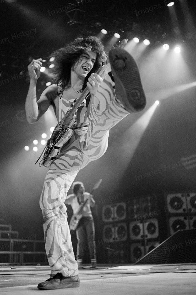 8x10 Print Eddie Van Halen 1982 #EVH - Image 1 of 1