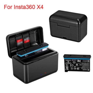 For Insta360 X4 Camera Type-C Battery Charging Box Case Storage Charger Box Dock - Picture 1 of 6
