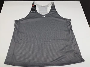 NWT Under Armour Women's XXL Grey Loose Fit Heat Gear Tank Top #2843 - Picture 1 of 7