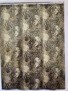 Creative Bath Shower Curtain, 72” X 72”, Safari Brown, New - Picture 1 of 2