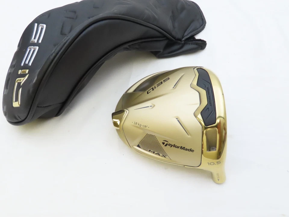 2025 TaylorMade Qi35 Max Designer Series Matte Gold 10.5* Driver Head Only + HC - Image 1 of 4