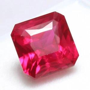 Natural Burma Pigeon Blood Red Ruby 29.05 Ct Square Cut Certified Gems R808 - Picture 1 of 5