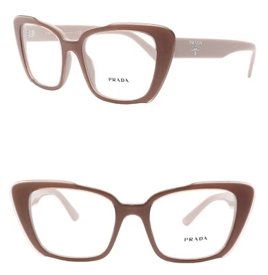 PRADA MILLENNIALS PR01YV Pink Alabaster Logo Eyeglasses Optical Frame 53 mm 01Y - Image 1 of 4