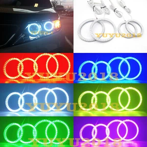 Anillos de halo LED RGB para Kia Sorento 09-13 Faro ojo de ángel Multicolor DRL Lámpara - Imagen 1 de 18