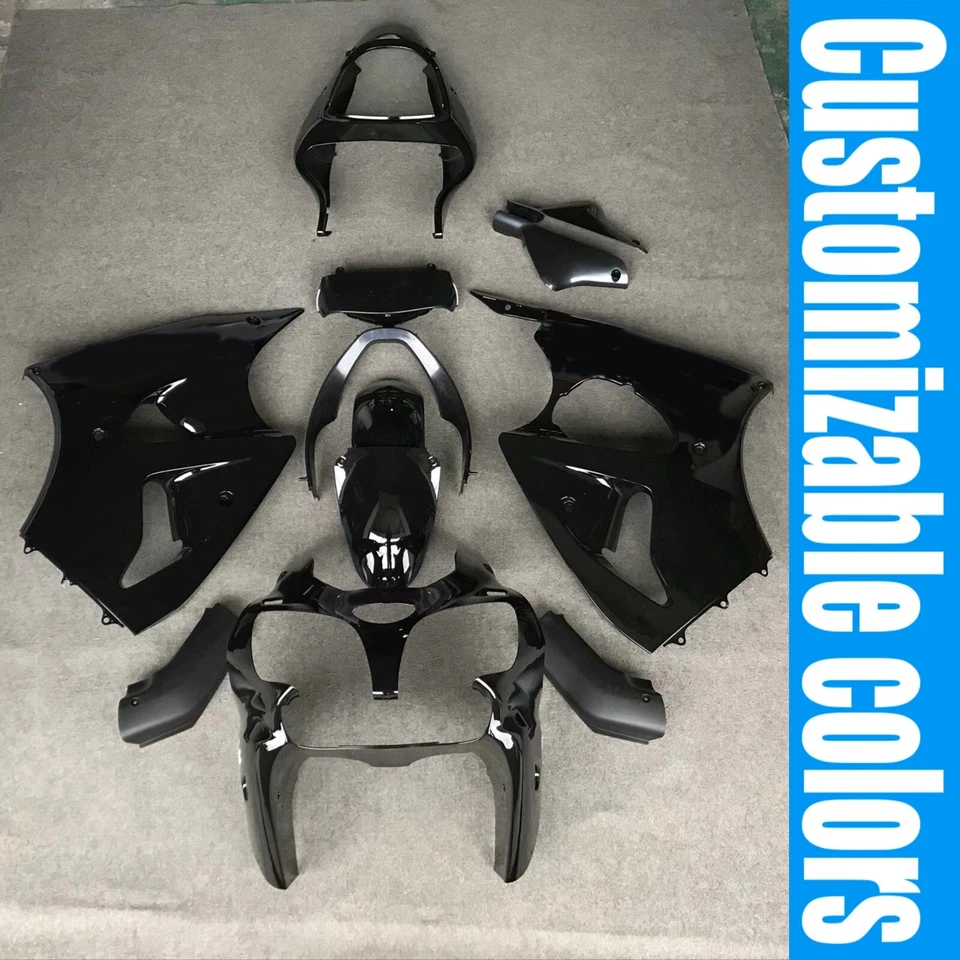 Juego de kit de carrocería de carenado ABS apto para Kawasaki Ninja ZX6R 2000-2002 ZX600 Foto 1 de 1