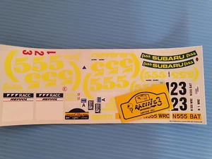 1/24 Decal Subaru Impreza Rally Costa Brava 1996 Mc Rae Erikkson - Foto 1 di 1
