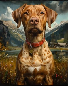 Diverse 8x10 Pawsome Pooches Dog Art Prints Canine Fine Art  580435617 - Picture 1 of 1