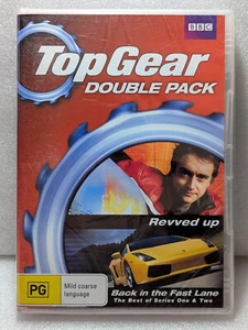 Top Gear Double Pack DVD Region 4 Sealed Revved Up & Back In The Fast Lane - Picture 1 of 4