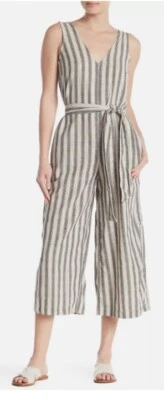 Nuevo con etiquetas Mono Max Studio Cuello en V Rayas Talla Mediana Negro y Crema Estilo 8912L42 Foto 1 de 4