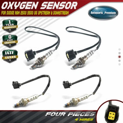 4x Sensor de oxígeno ascendente+descendente para Dodge Ram 2500 3500 2006 5,7 L Viper 2013-2014 Foto 1 de 4