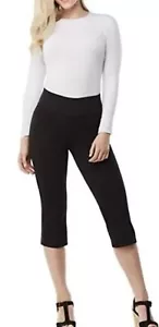 NWT $49 Nygard Slims 3NS Black Capri Pants Leggings Size XS 2-4 By Peter Nygard - Picture 1 of 9