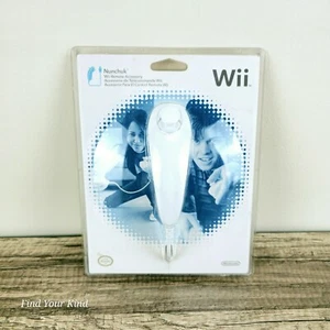 Nintendo Wii Nunchuk Controller White OEM Brand New Sealed- game controller - Foto 1 di 2