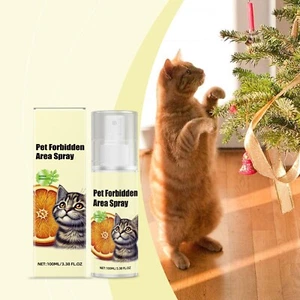 Cat Deterrent Spray Anti-Scratch Furniture Plant Behavior Training Aid Cat Spray - Picture 1 of 6
