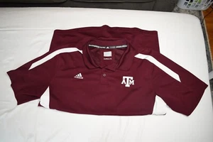 Texas A&M Aggies Adidas Climalite S/S Polo Herren XL gebraucht - Bild 1 von 3