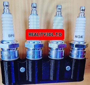 Spark Plug Holder holds 4 plugs Garage /workshop / Race car track car M14 - Picture 1 of 1