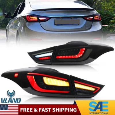 2* LED Tail Lights for Hyundai Elantra Avante MD L GL GLS SE 2011-2016 Rear Lamp - Image 1 of 4