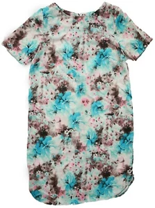 Damen tailliertes Pencil Tunika Etuikleid Blumenmuster Damen reduziert - Bild 1 von 2