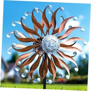 Metal Wind Spinner for Garden and Yard - Kinetic Wind Spinners Outdoor Large - Picture 1 of 7