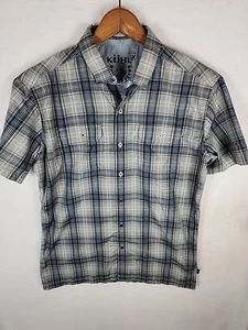 Kuhl Eluxur Button Up Kurzarm Ionik Herren Gr. S grau Wandern Berg gewachsen - Bild 1 von 10
