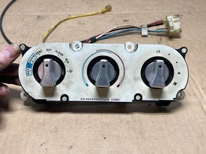 1987-93 Ford Mustang LX Aftermarket HVAC Control Module w/ Knobs 209 - Picture 1 of 4