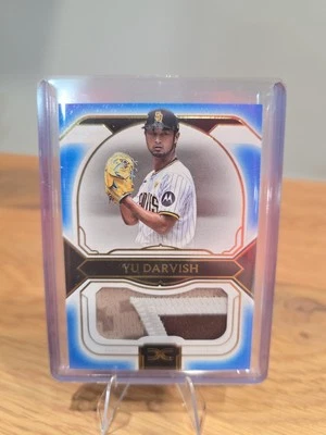 2024 Topps Definitive Yu Darvish Jumbo Patch Relic /30 Padres Nasty Patch - Image 1 of 2