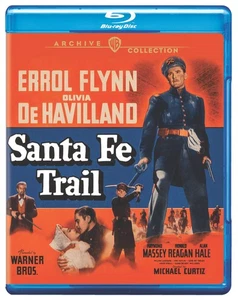 Santa Fe Trail (Blu-ray) Raymond Massey Errol Flynn Alan Hale Henry O'Neill - Picture 1 of 2