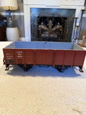 Lehmann LGB G Scale High-Sided Wagon 4021 with Opening Doors - Image 1 of 4