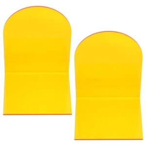  2 Pcs Buchstützen Kunststoff Acryl Buchhalter Dekorative Buchend - Bild 1 von 17