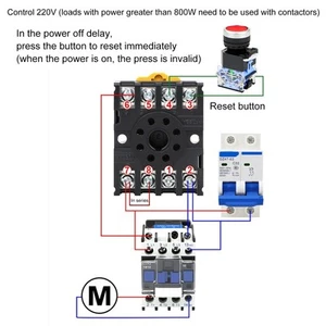BERM Power Off Delay Relay Knob Control Timing Timer High Accuracy AC200220 GAW - Picture 1 of 12