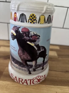 TAZA DE PIEDRA RARA SARATOGA 2000 SILVERBULLETDAY - Imagen 1 de 9