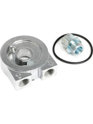 Trans-Dapt Oil Cooler Adapter Sandwich 22 mm x 1.50 Center Thread 3/8 in (1327) - Image 1 of 4