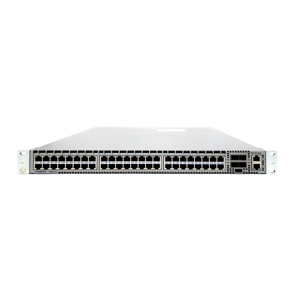Arista DCS-7050T-52-F 48-Port RJ45 4x SFP+ Switch F-R Airflow 2x AC PSU HSS - Image 1 of 1