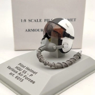 1:8 Scale CDC Armour Pilot Helmet #6015 HGU 55P Various Air Force Diecast Model - Image 1 of 4