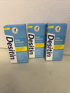 3er-Pack Daily Defense Baby Windelausschlag Creme mit 13% Zinkoxid Barrierecreme - Bild 1 von 3