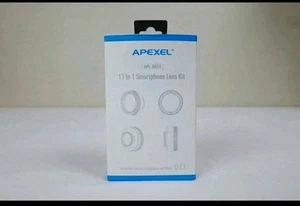 Apexel 11 in 1 Smartphone Camera Lens Kit 11 Different Lenses iPhone - Zdjęcie 1 z 3