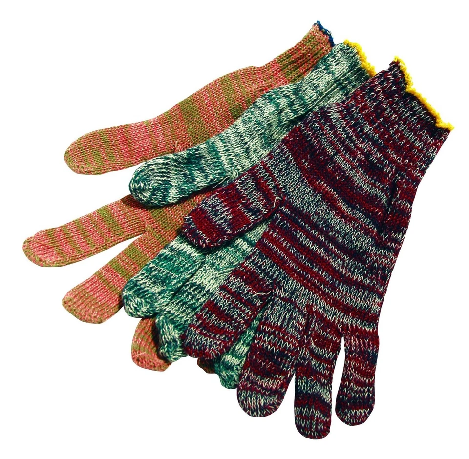 Guante de algodón de uso general multicolor Memphis 9642L, talla grande (12 pares) Foto 1 de 1