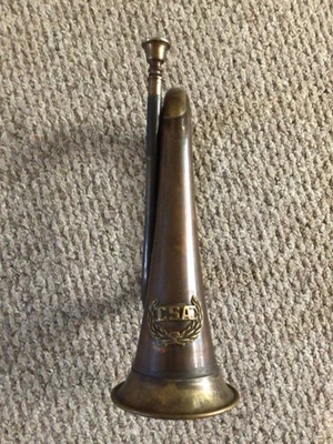 Replica Copper & Brass CSA Wreath Bugle - Image 1 of 4
