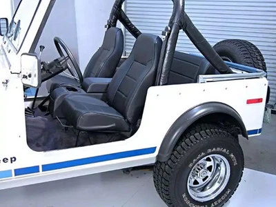 Asiento delantero trasero alto 13401 no reclinable Jeep Wrangler YJ CJ 76-02 Rugged Ridge Foto 1 de 4