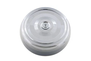 Chrome Round Bobbed Style 7 inch Air Cleaner Cover fits Harley Davidson - Picture 1 of 3