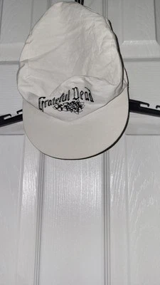 Grateful Dead Engineer Hat Small White Sweat Resistant Head Band - Image 1 of 4