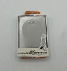MOFT Snap Invisible Phone Tripod Wallet w/ Metal Ring Compatible Magsafe, Grey - Photo 1 sur 2